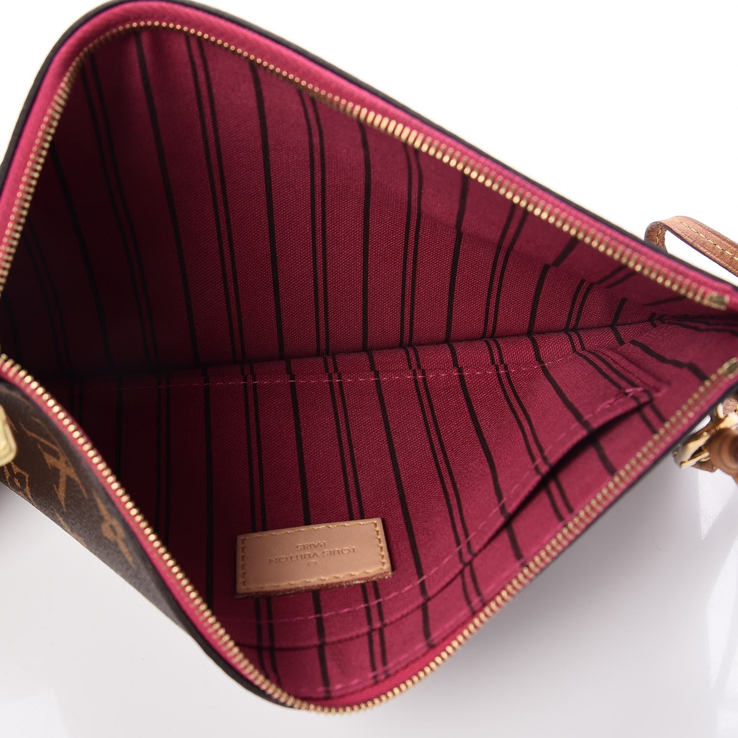 Louis Vuitton Monogram Neverfull MM GM Pochette Pivoine 5 of 8