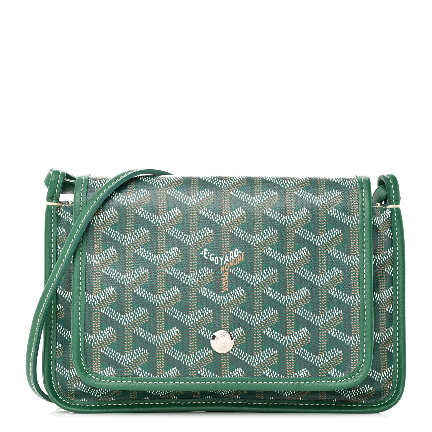Goyard Goyardine Plumet Wallet Clutch Green 1 of 13