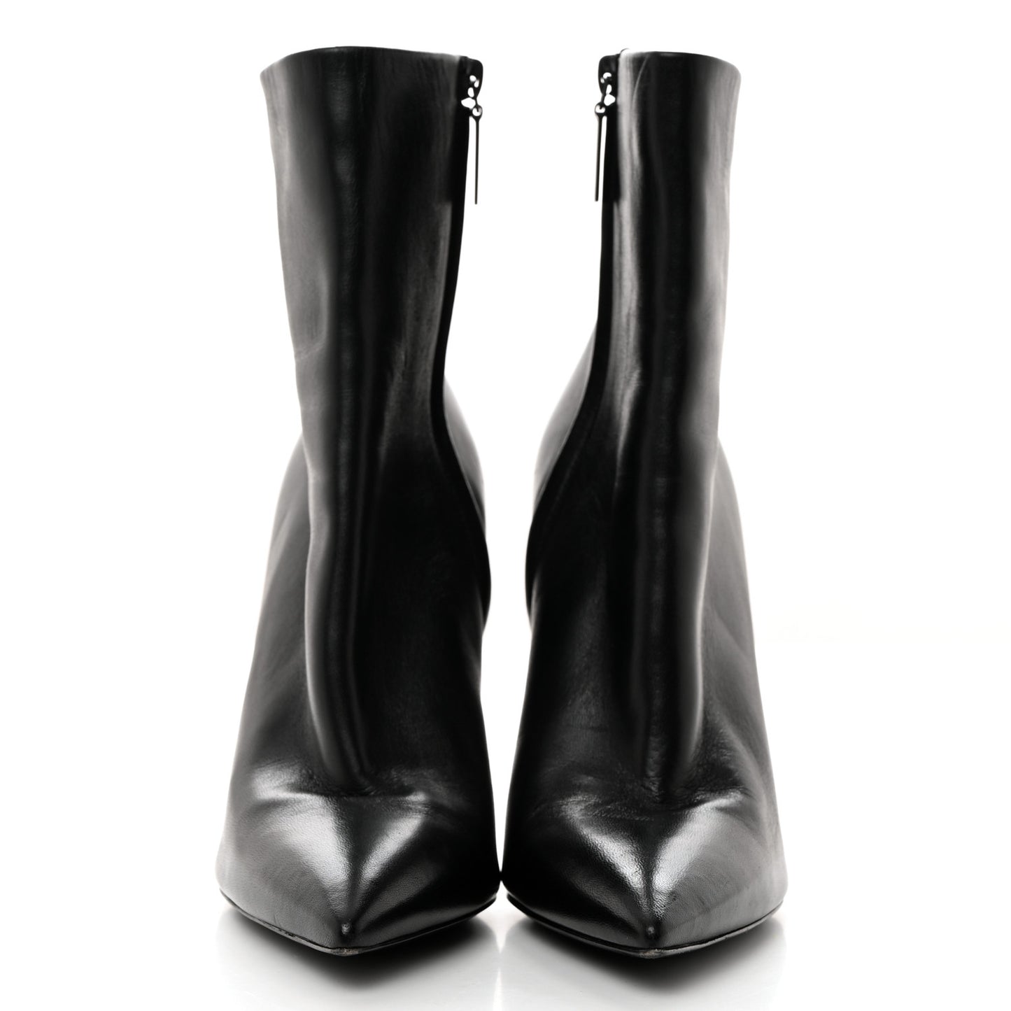 Calfskin Opyum Ankle Boots 38.5 Black