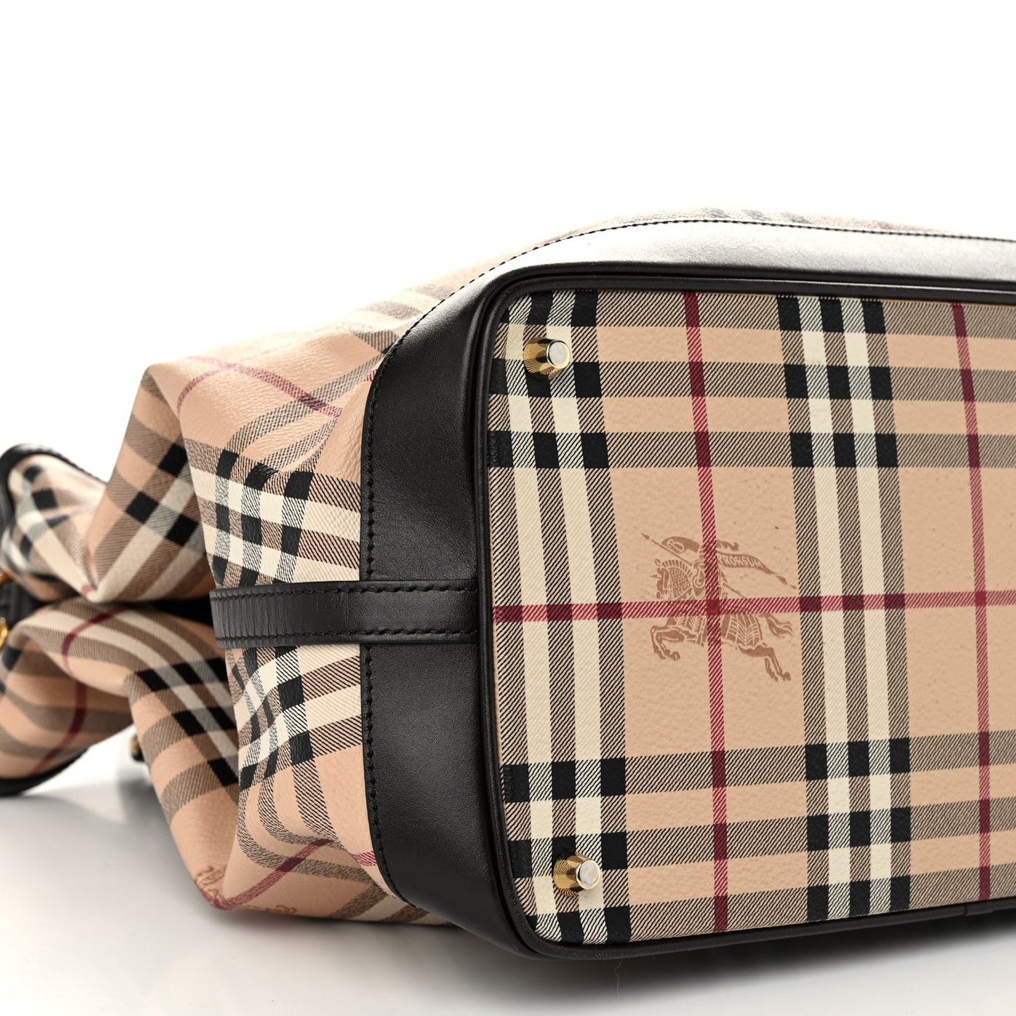 Haymarket Check Medium Golderton Tote Chocolate