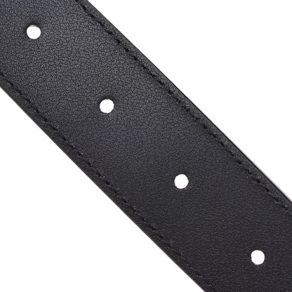 Gucci Calfskin Double G 30mm Belt 90 36 Black 3 of 4