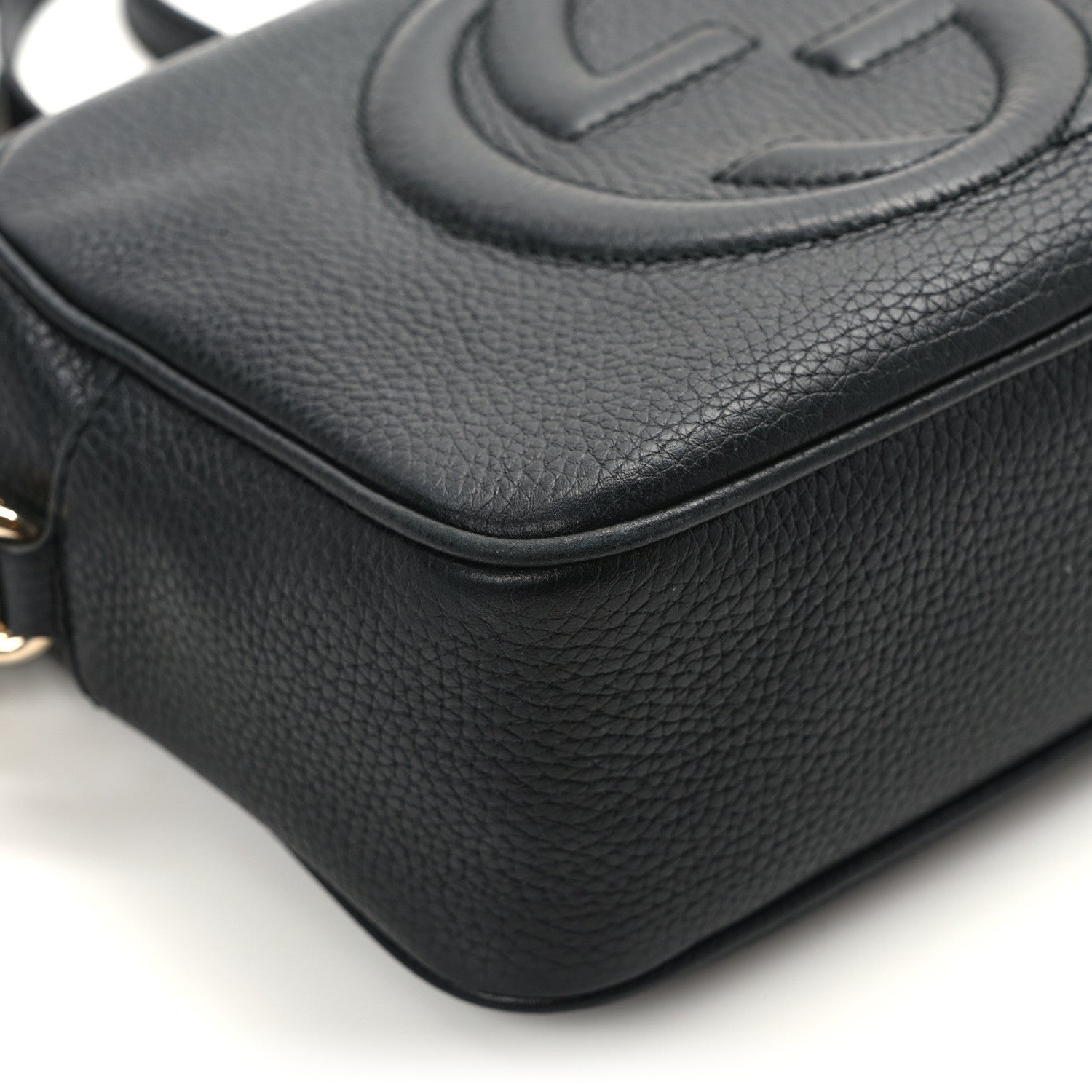 Gucci Pebbled Calfskin Small Soho Disco Bag Black 11 of 15