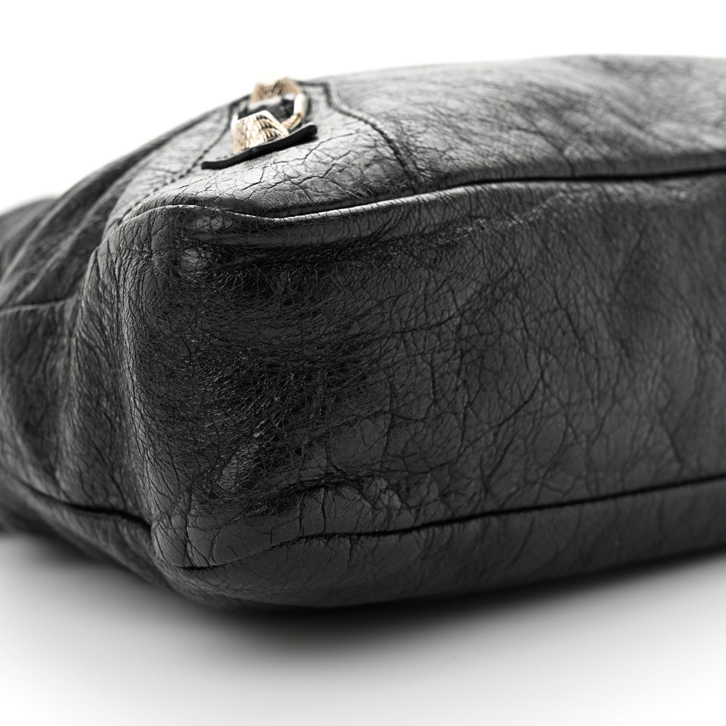 Agneau Giant 12 Silver Hardware Town Black