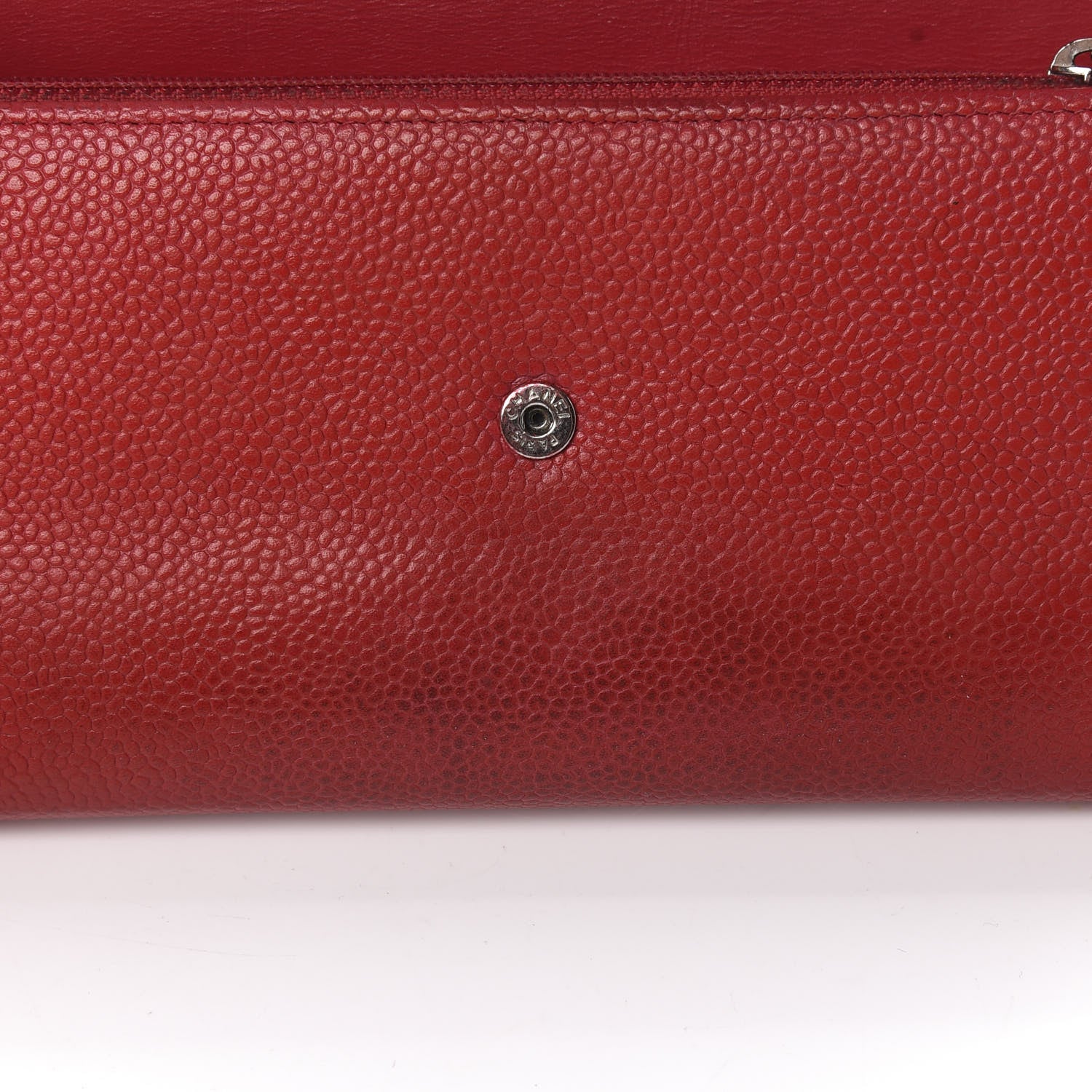 Chanel Caviar Timeless CC Large Flap Wallet Red 11 of 18