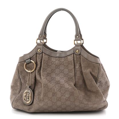 Gucci Guccissima Medium Sukey Tote Taupe 1 of 12