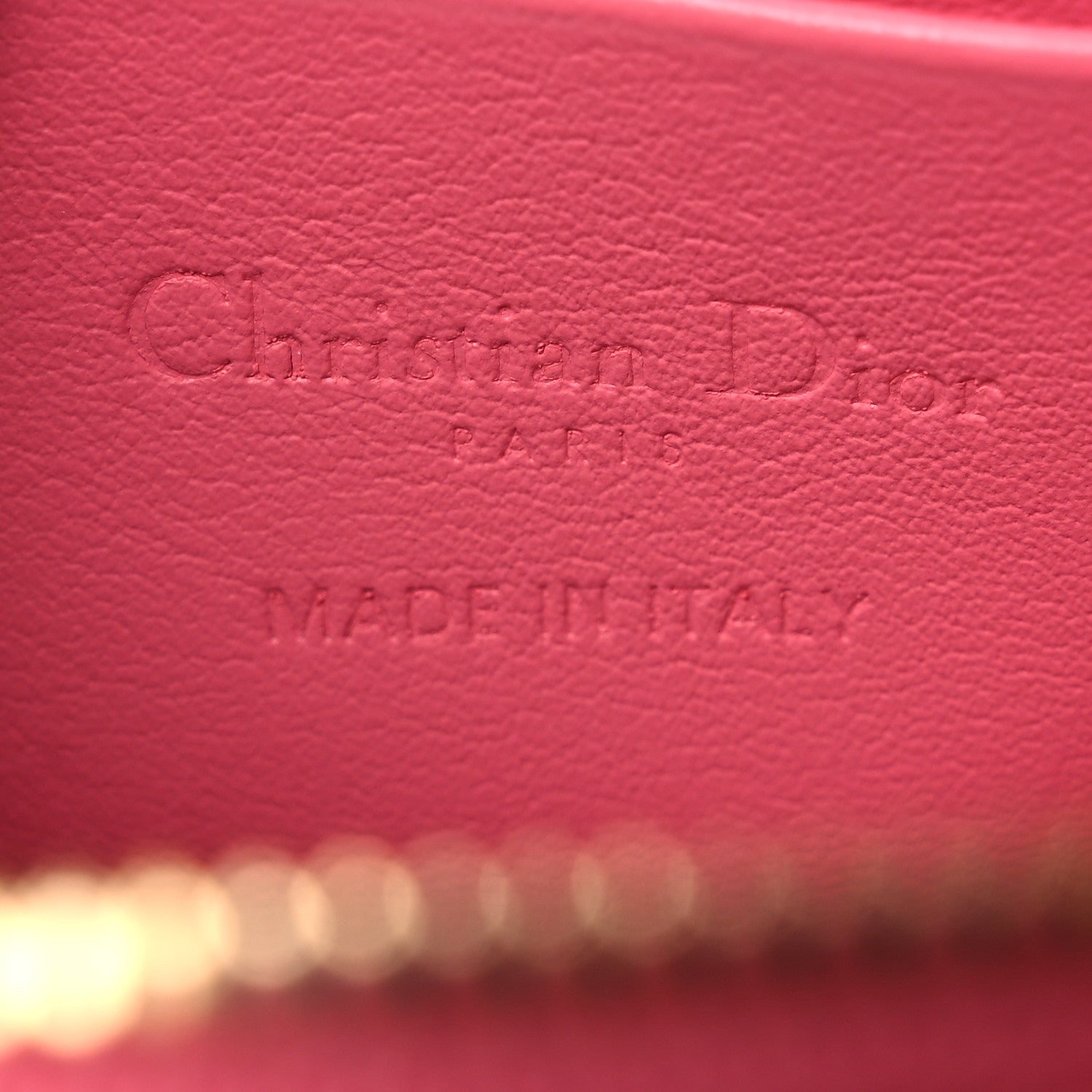 Christian Dior Patent Cannage Lady Dior Phone Holder Pink 6 of 11
