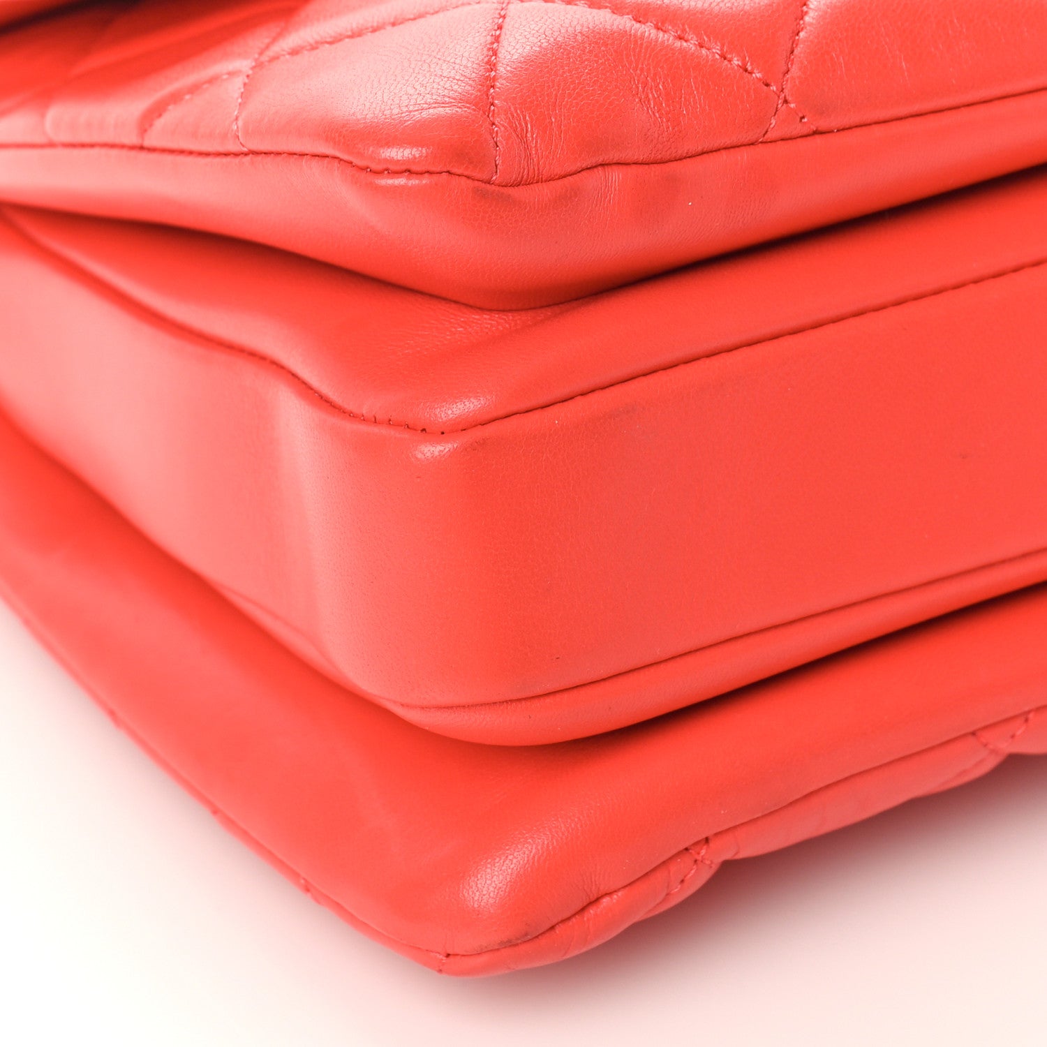 Chanel Lambskin Quilted Small Trendy CC Flap Dual Handle Bag Red 8 of 9