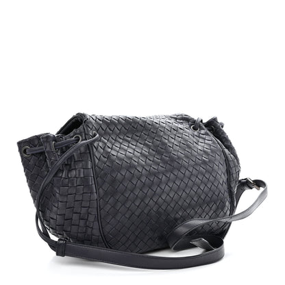 Bottega Veneta Nappa Intrecciato Messenger Ink 4 of 12