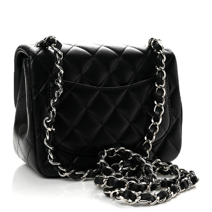 Chanel Lambskin Quilted Mini Square Flap Black 3 of 13