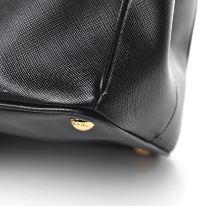 Prada Saffiano Medium Galleria Double Zip Tote Black 13 of 19