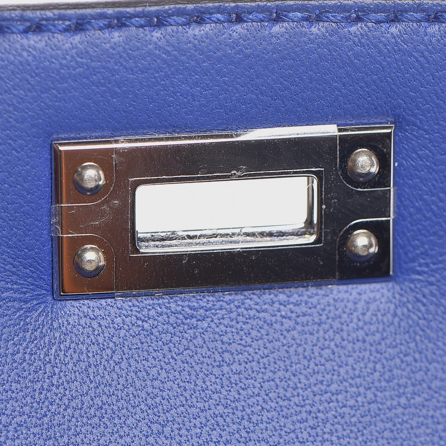 Hermes Epsom Mini Kelly Sellier 20 Bleu Electrique 21 of 35