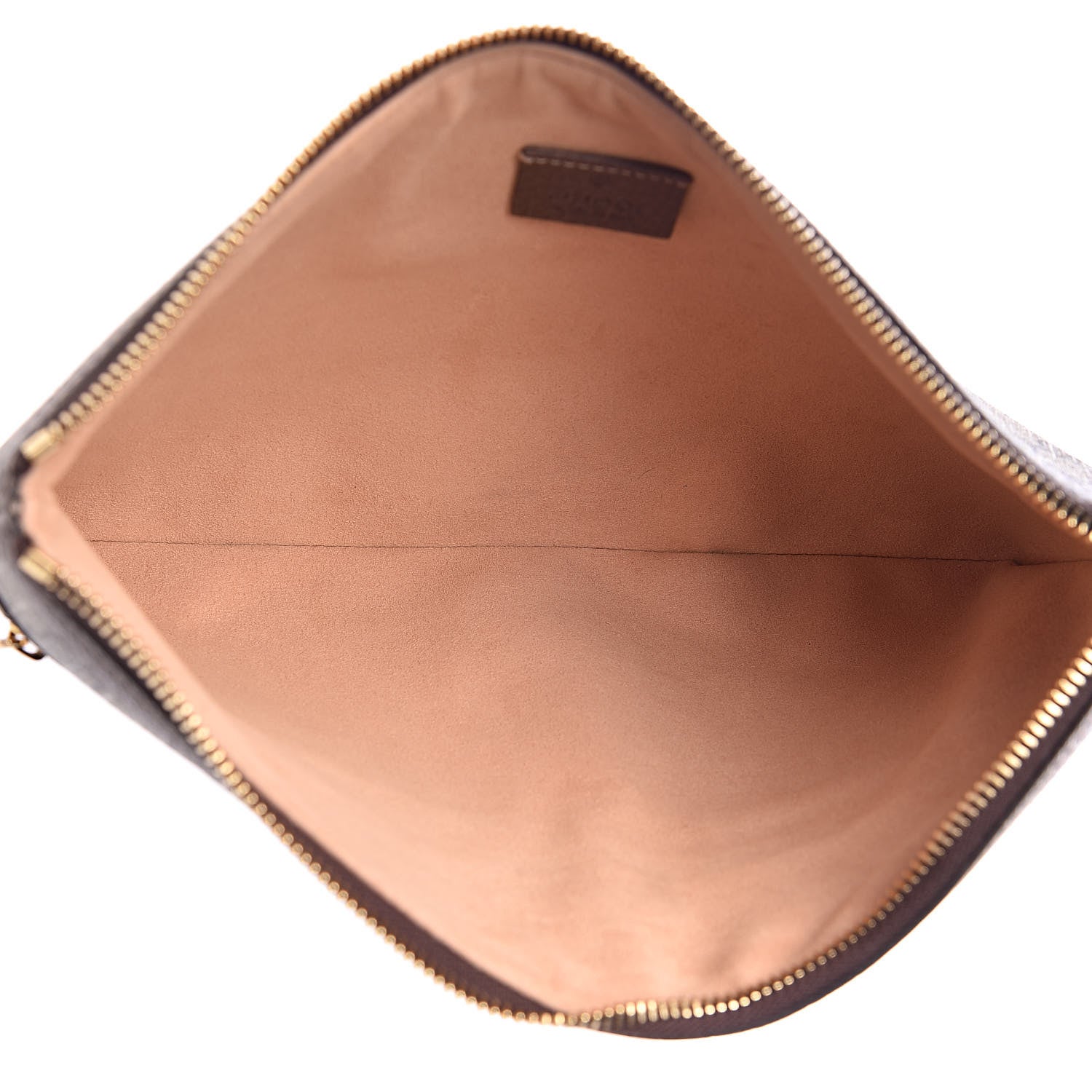 Gucci GG Supreme Monogram Large Ophidia Pouch Clutch Brown 5 of 7