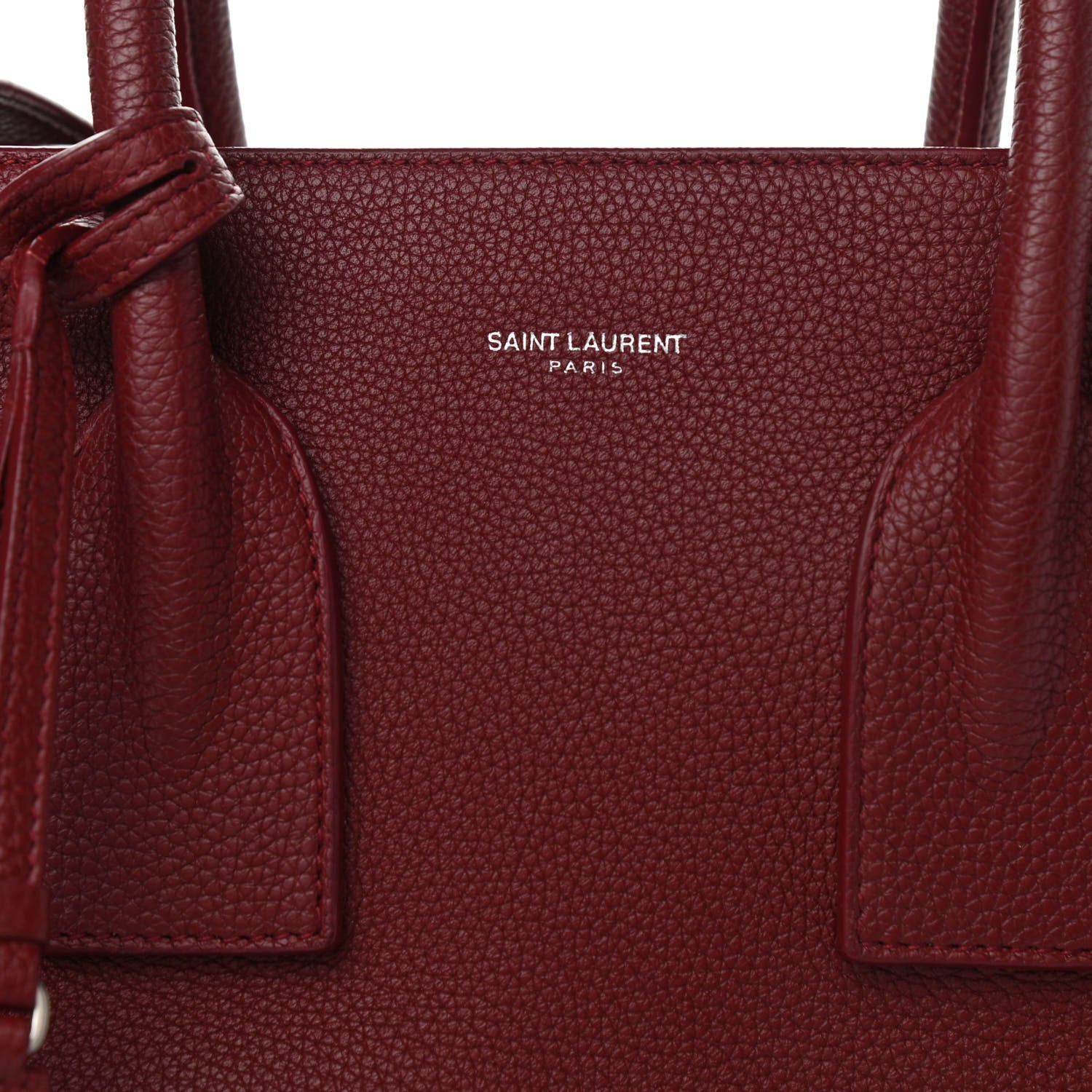 Saint Laurent Grained Calfskin Small Supple Sac De Jour Dark Pallisandre 7 of 10