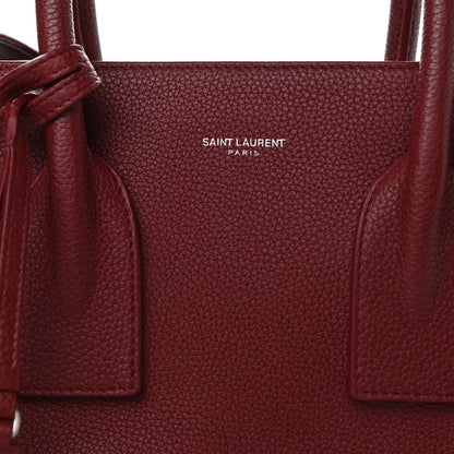 Saint Laurent Grained Calfskin Small Supple Sac De Jour Dark Pallisandre 7 of 10