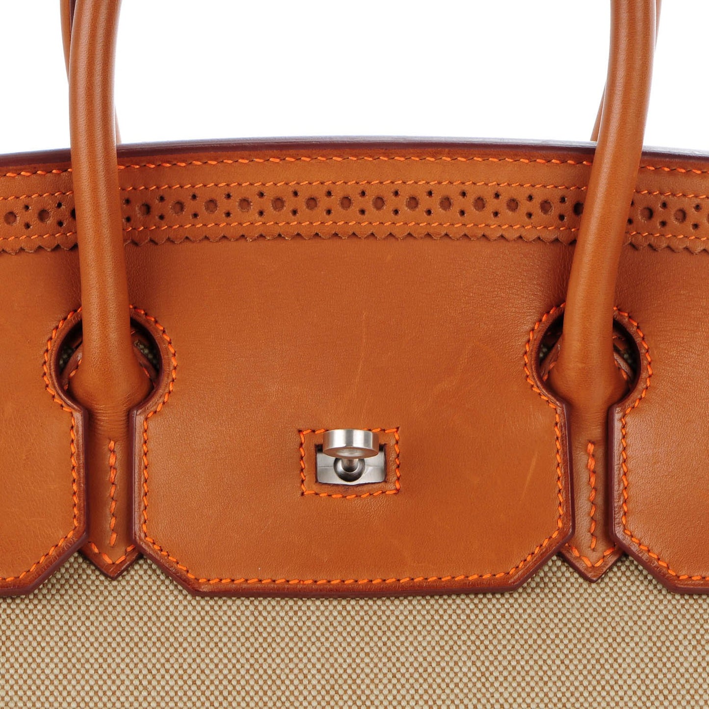 Barenia Toile Ghillies Birkin 35 Fauve