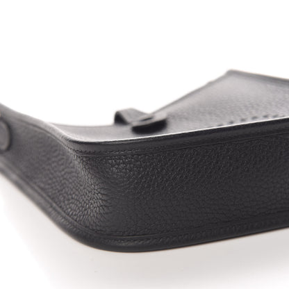 Hermes Taurillon Clemence Evelyne TPM Black 8 of 11