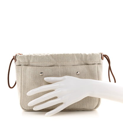 Hermes Canvas Barenia Fourbi 25 MM Pouch Naturel Fauve 2 of 15