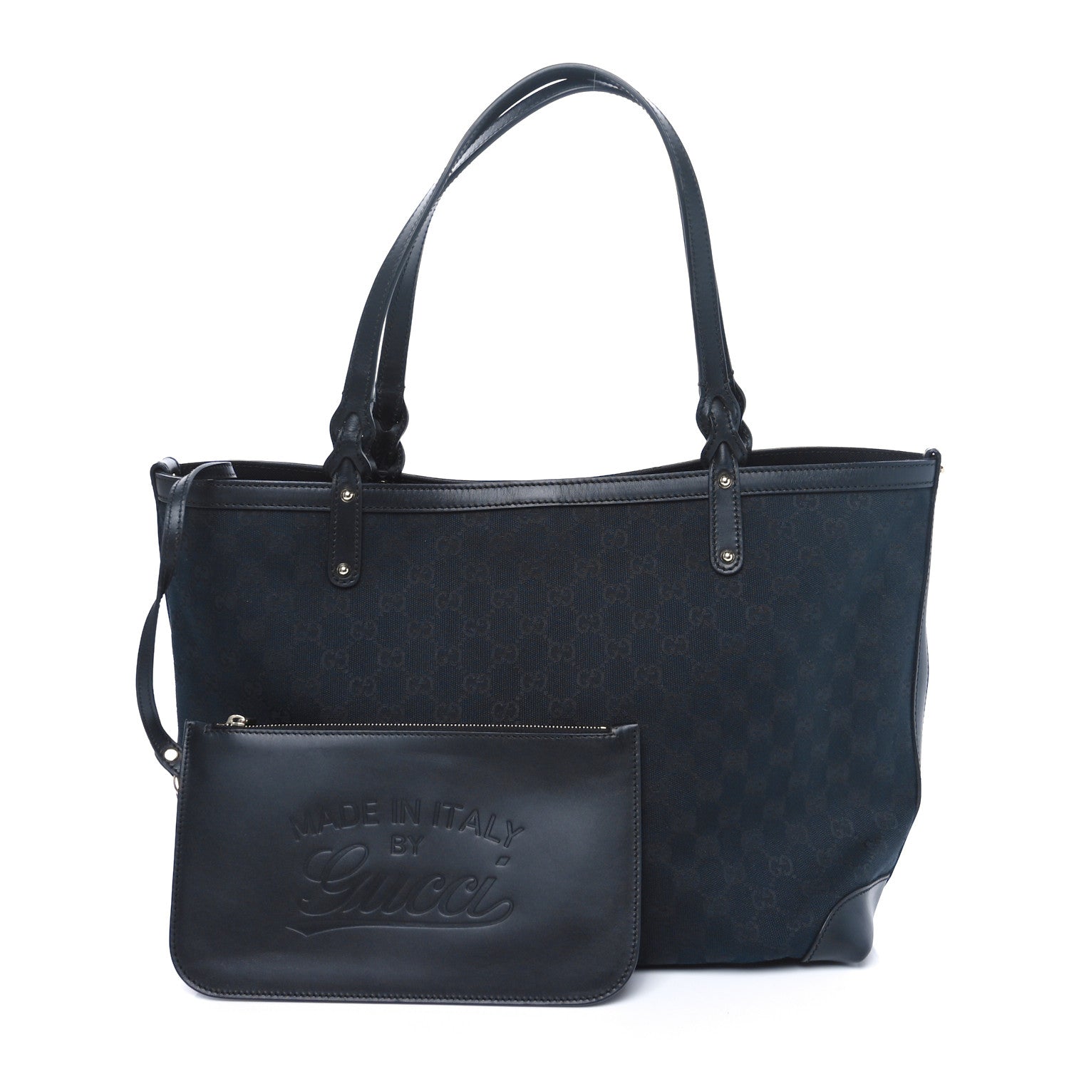 Gucci Monogram Medium Craft Tote Black 3 of 9