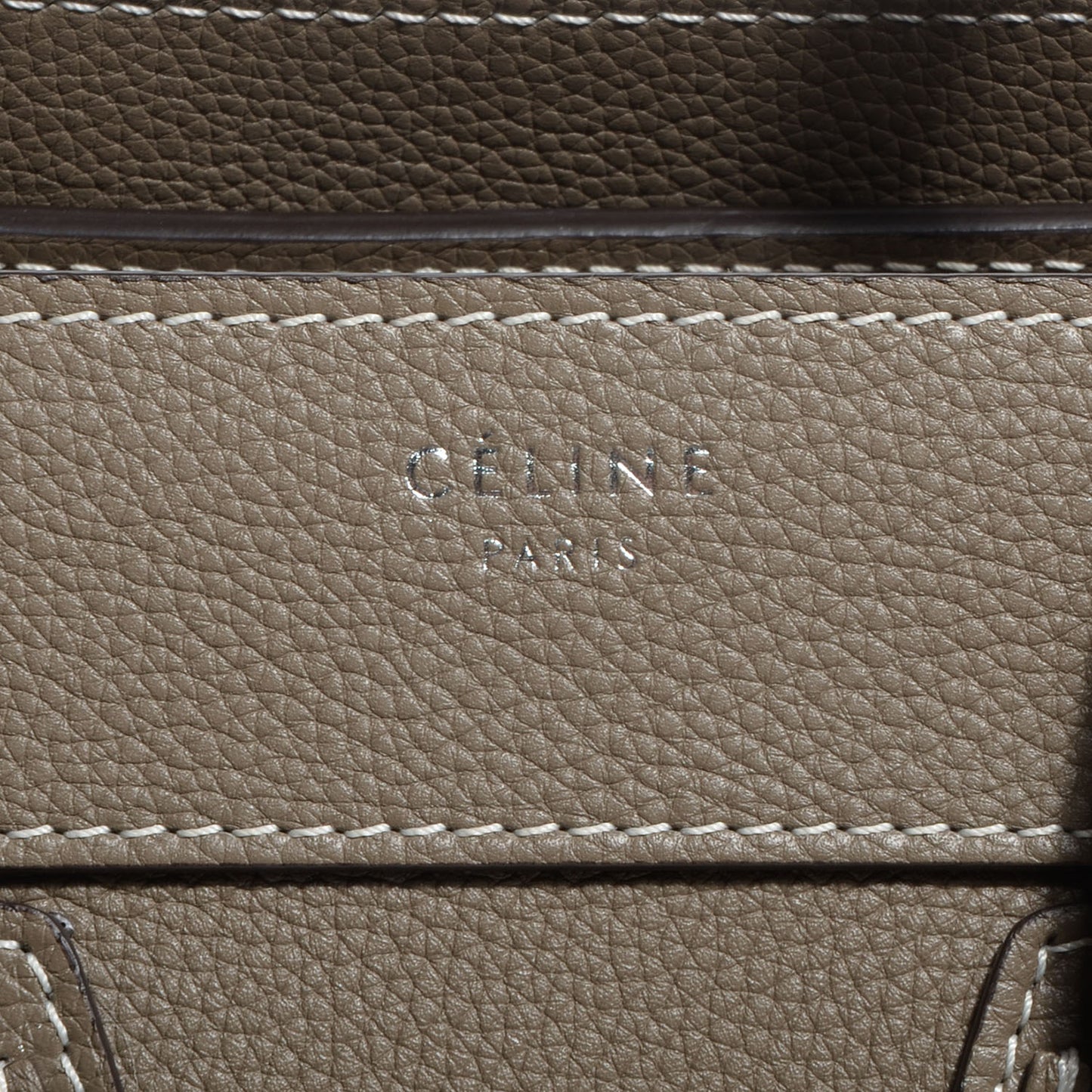 Drummed Calfskin Micro Luggage Souris