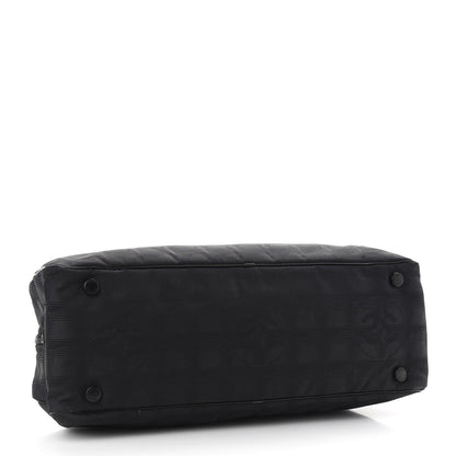 Chanel Nylon Travel Bowler Black 4 of 11