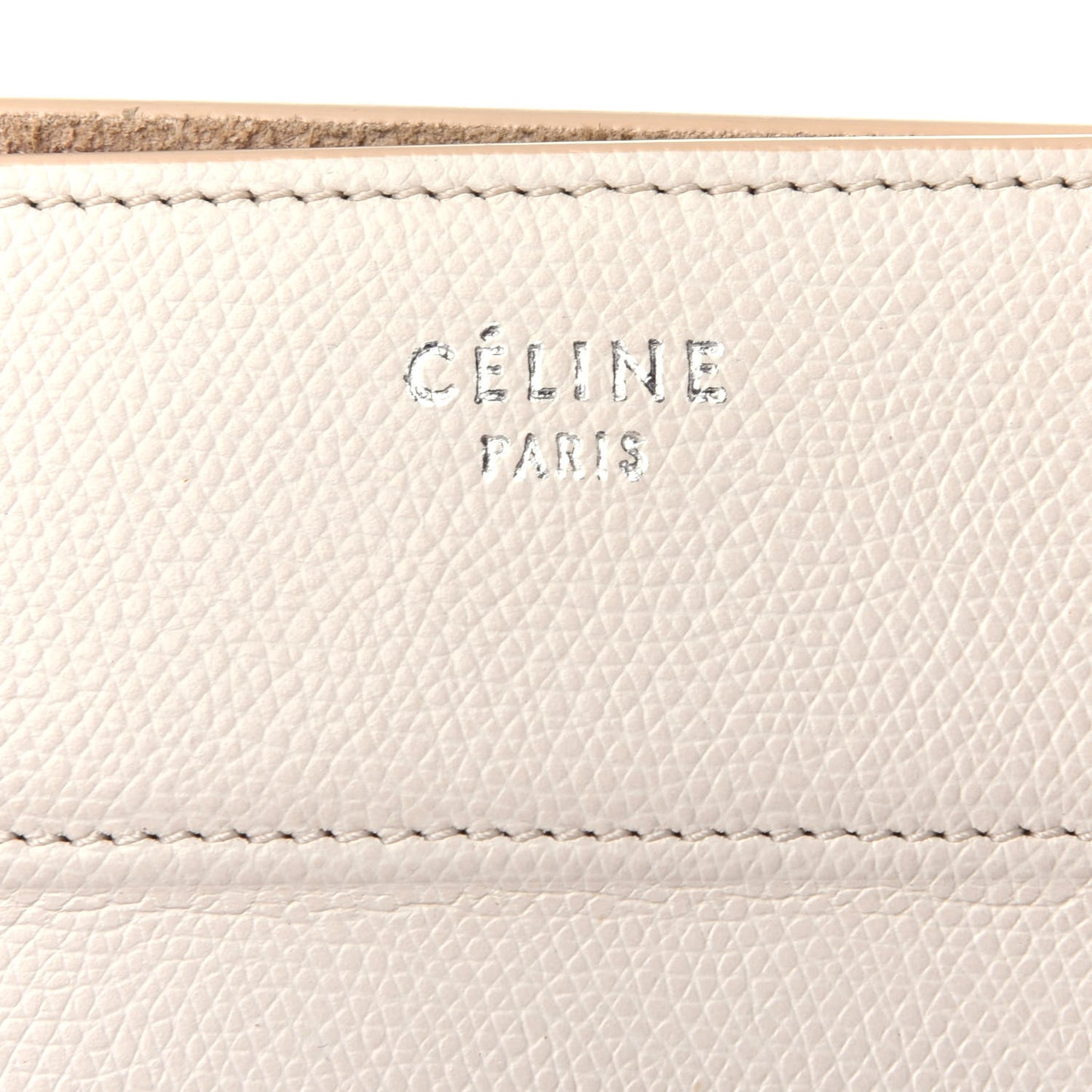 Grained Calfskin Medium Phantom Luggage Cream