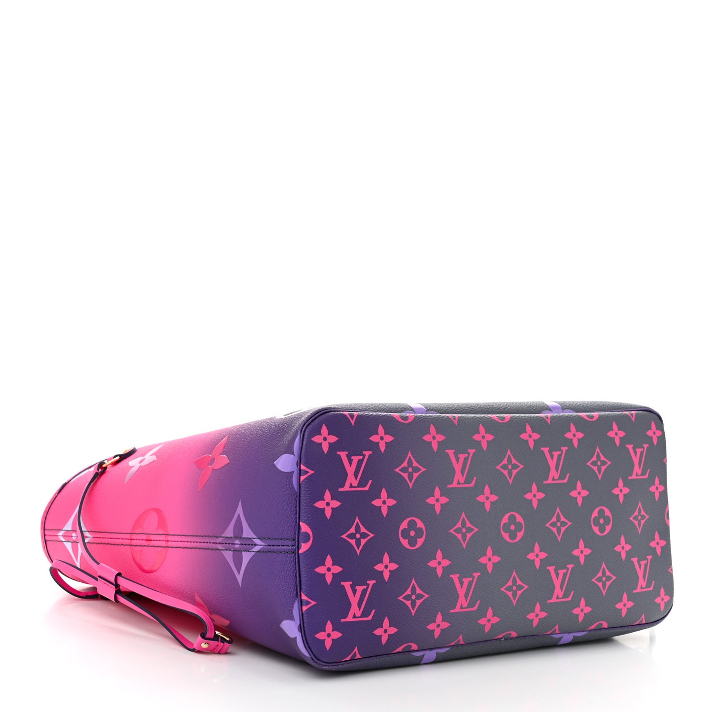 Monogram Giant Spring In The City Neverfull MM Midnight Fuchsia