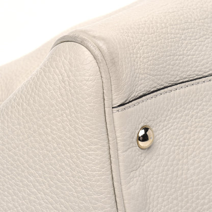 Gucci Calfskin Bamboo Medium Shopper Boston Mystic White 14 of 25
