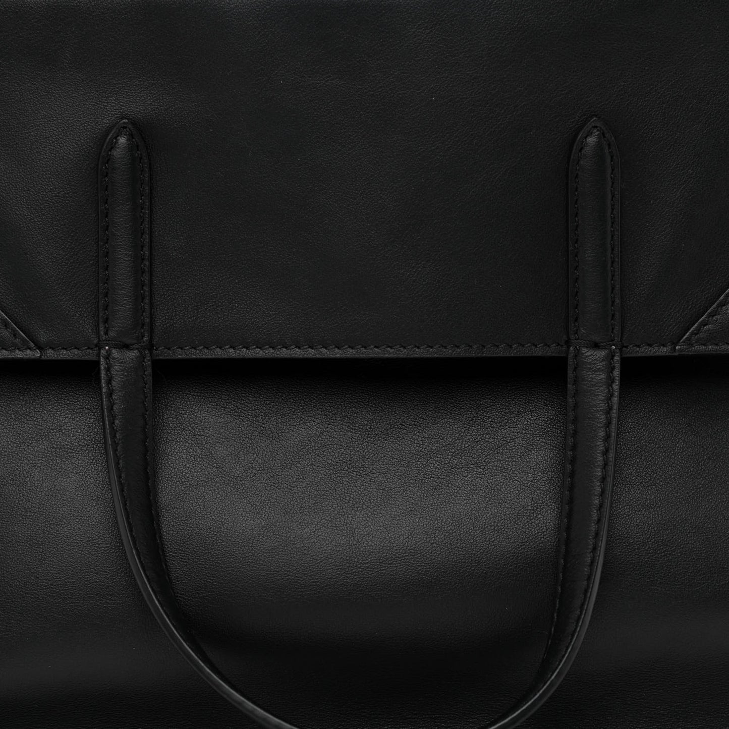 Vitello Grace Matte Large Flip Tote Black