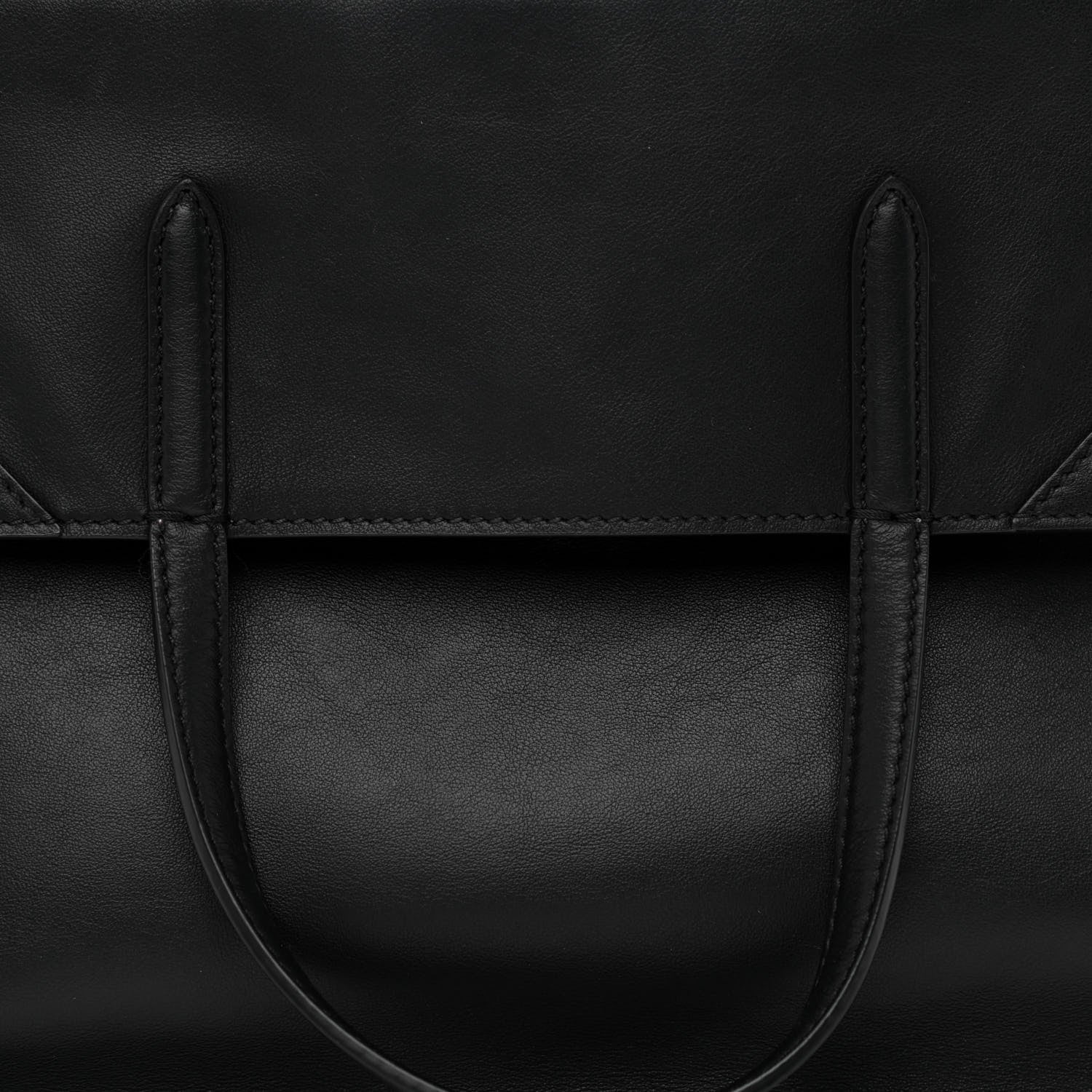 Fendi Vitello Grace Matte Large Flip Tote Black 7 of 9