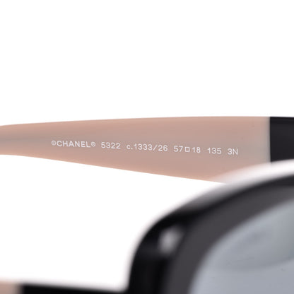Chanel CC Sunglasses 5322 Black White 6 of 8