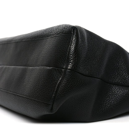 Salvatore Ferragamo Calfskin Large Mika Tote Black 9 of 10