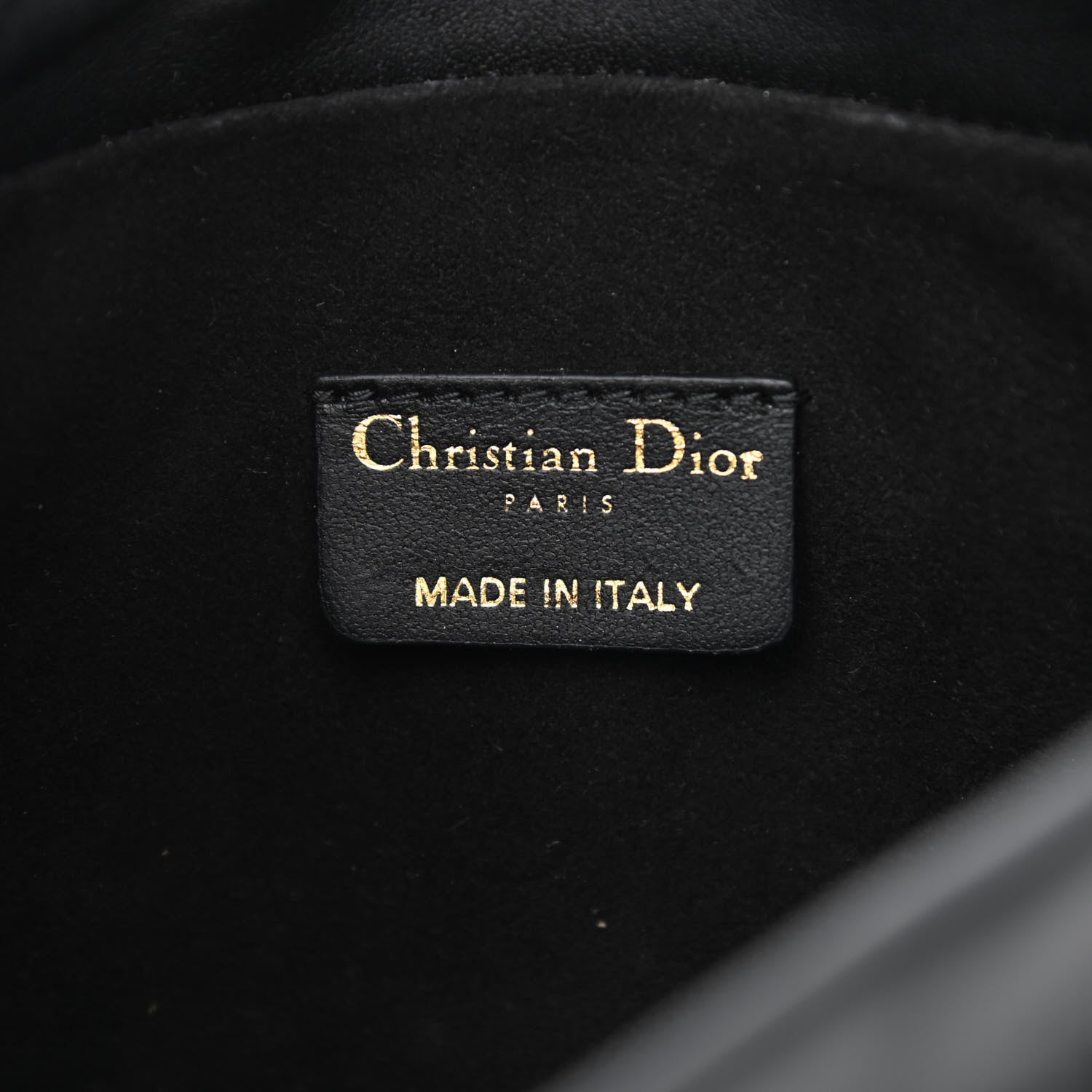 Christian Dior Lambskin Cannage Mini Top Handle Drawstring Bag Black 6 of 10