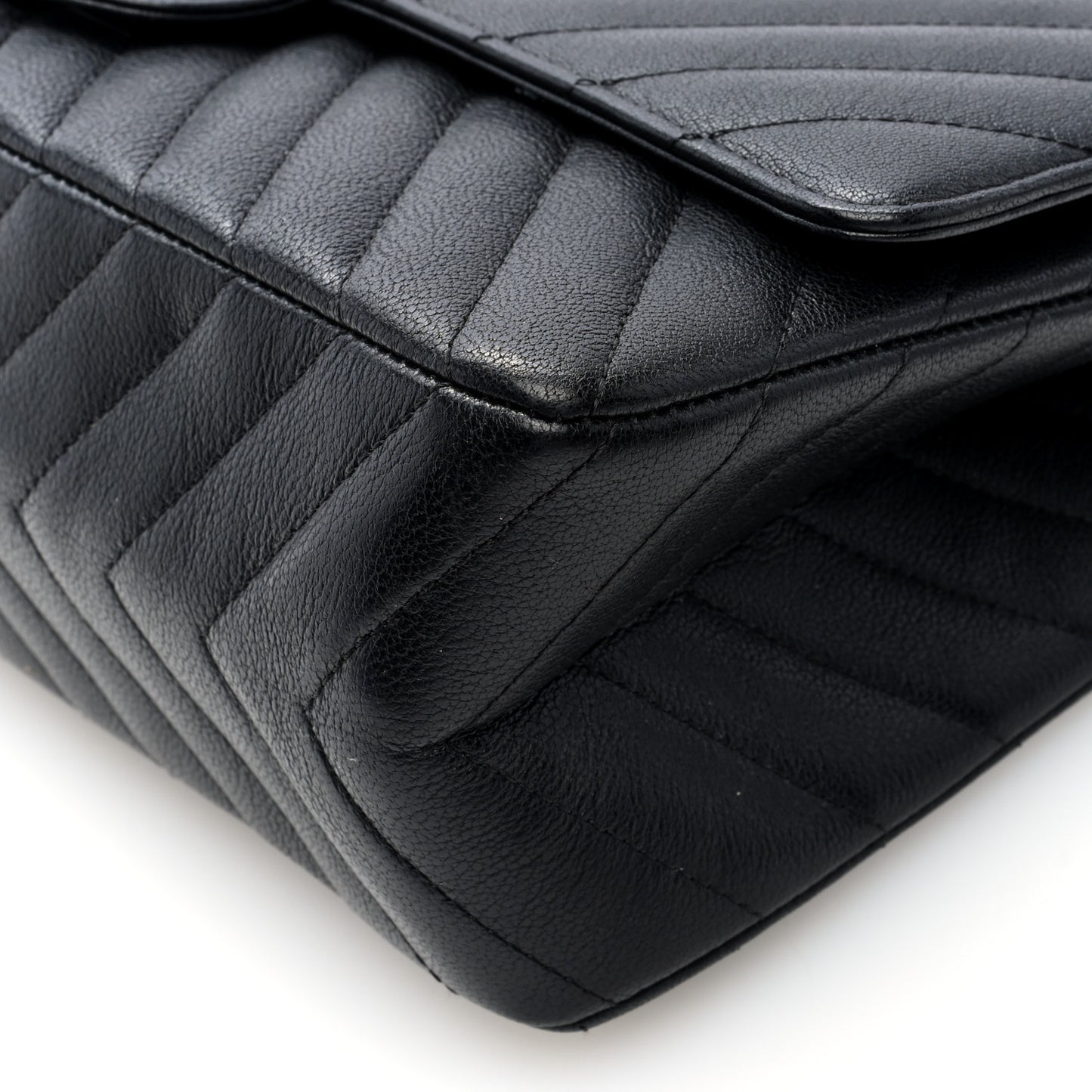 Sheepskin Chevron Quilted 2.55 Reissue 226 Flap So Black