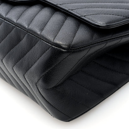 Chanel Sheepskin Chevron Quilted 2.55 Reissue 226 Flap So Black 10 of 11