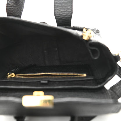 3.1 Phillip Lim Textured Calfskin Mini Pashli Satchel Black 5 of 12