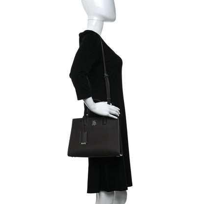 Burberry Calfskin Mini Frances Tote Dark Clay Brown 3 of 9