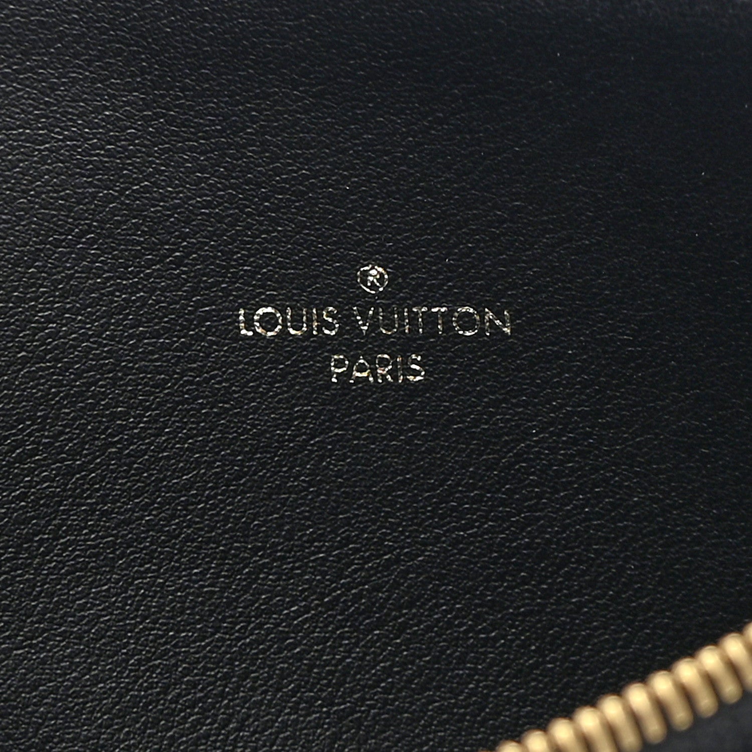 Louis Vuitton Empreinte Monogram Giant Crafty Pochette Felicie Zippered Insert Black 6 of 6