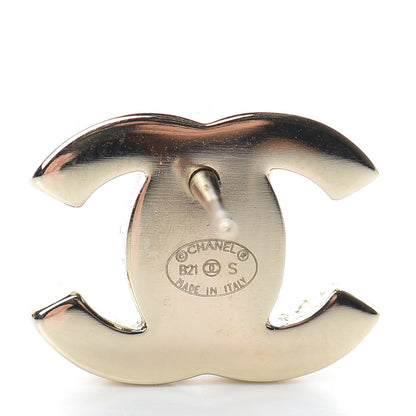 Chanel CC Turnlock Earrings Gold 4 of 5