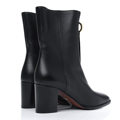Christian Dior Calfskin Effrontee Holt Ankle Boot 37 Black 4 of 9