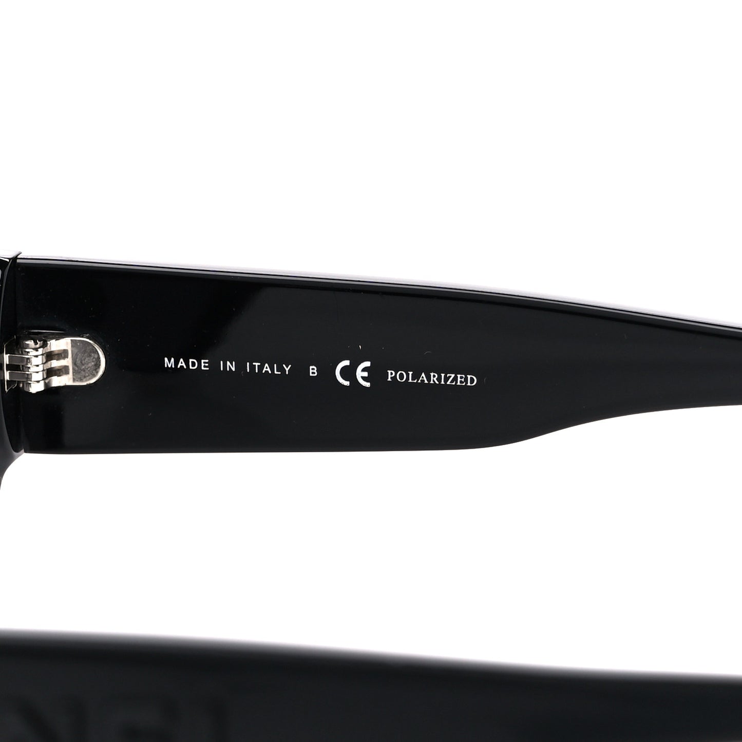 Acetate Polarized Round Sunglasses 5410 Black