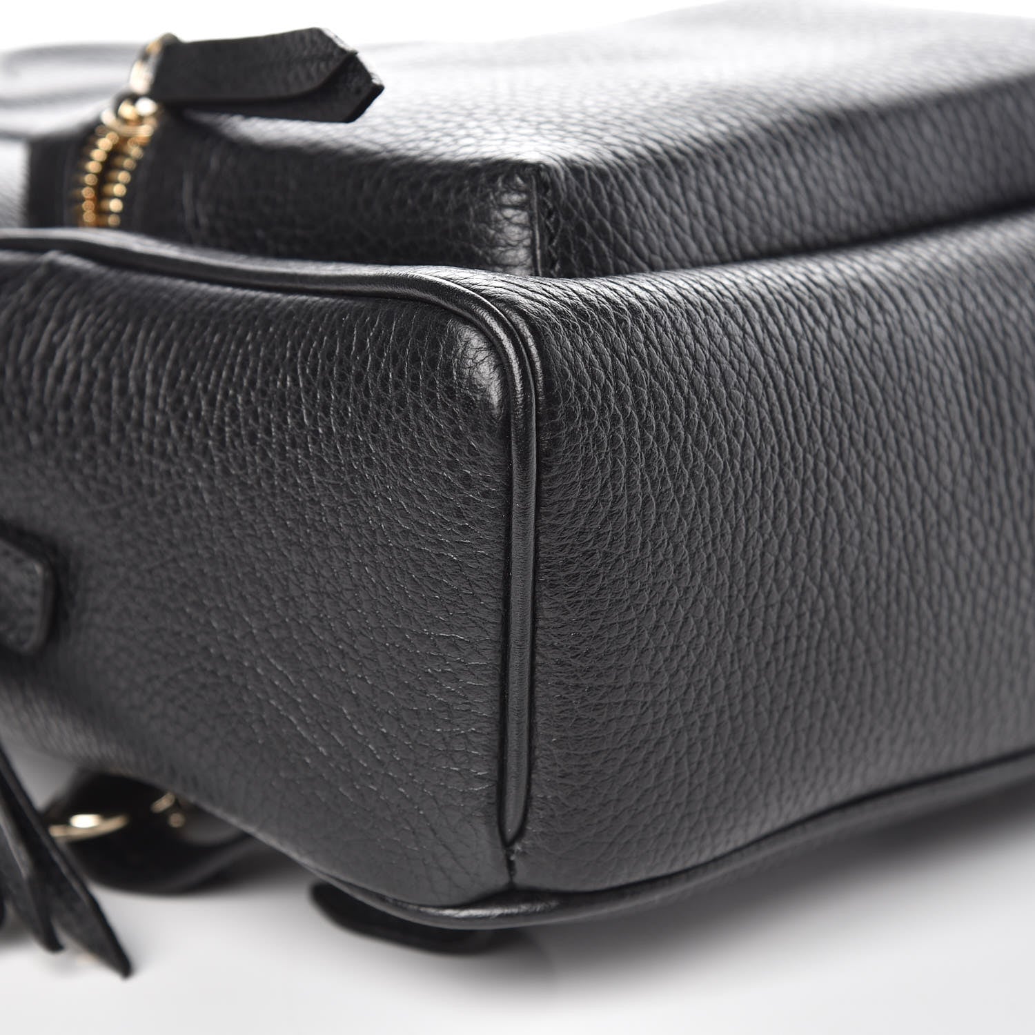 Gucci Pebbled Calfskin Soho Chain Backpack Black 6 of 9