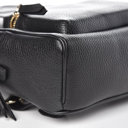 Gucci Pebbled Calfskin Soho Chain Backpack Black 6 of 9