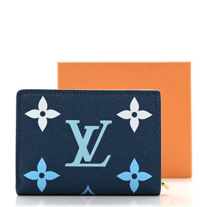 Louis Vuitton Empreinte Monogram Giant LV By The Pool Clea Wallet Gradient Blue 7 of 7