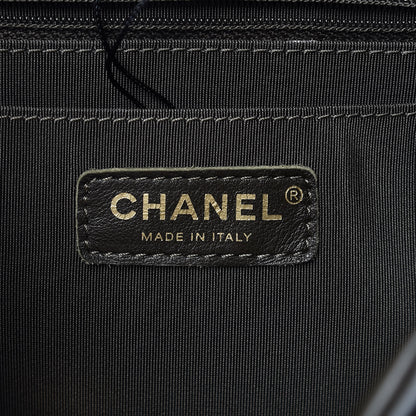Chanel Calfskin Quilted Large Urban Spirit Backpack Dark Brown 6 of 10