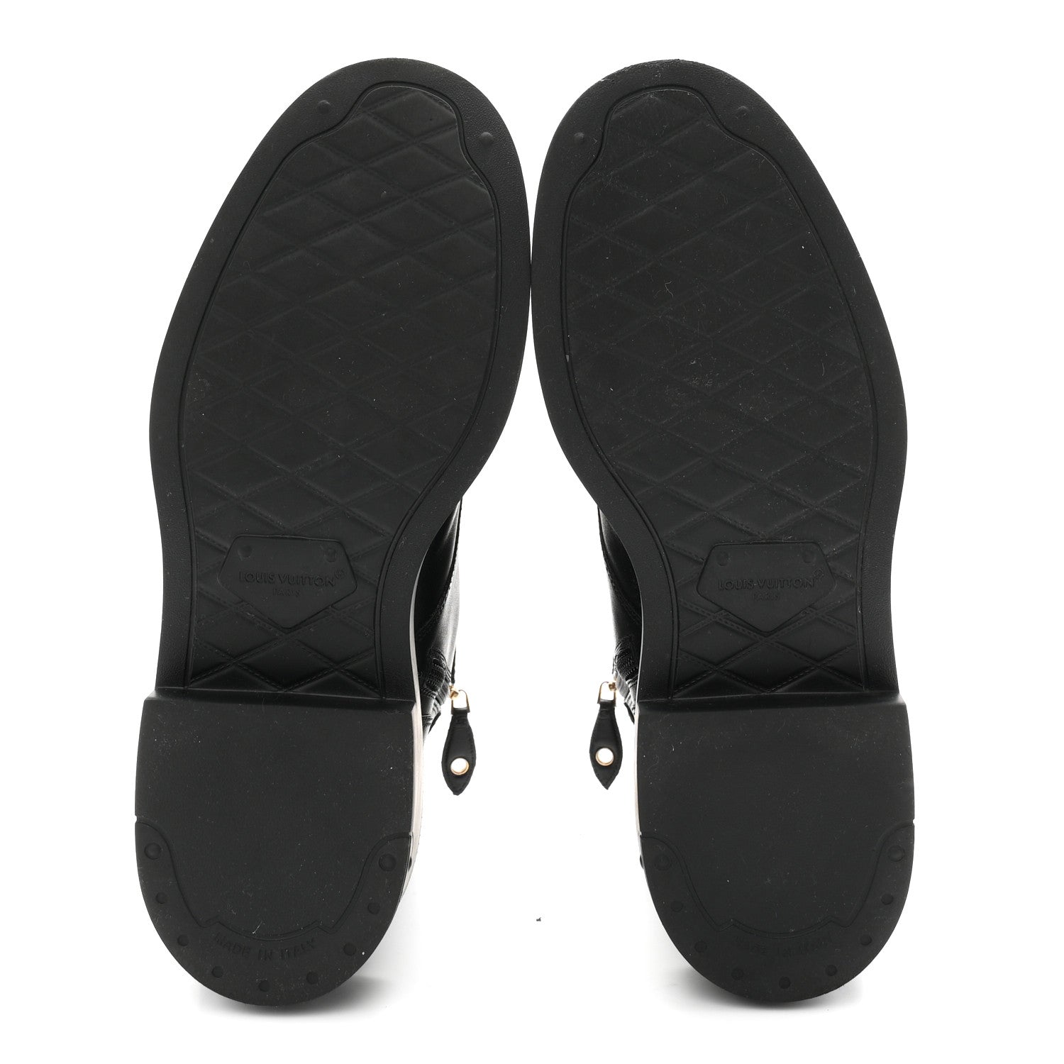 Louis Vuitton Calfskin Ranger Boots 40 Black 6 of 9