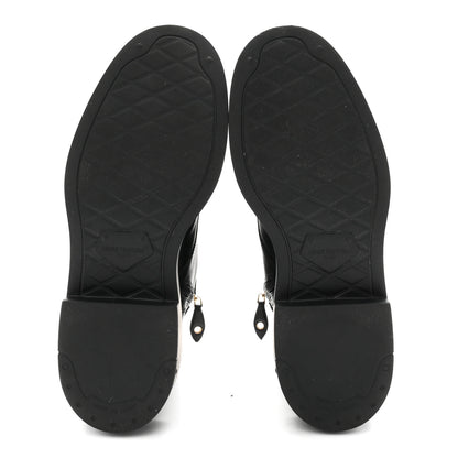 Louis Vuitton Calfskin Ranger Boots 40 Black 6 of 9