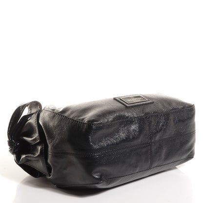Valentino Garavani Leather Small Nuage Bow Hobo Black 4 of 7