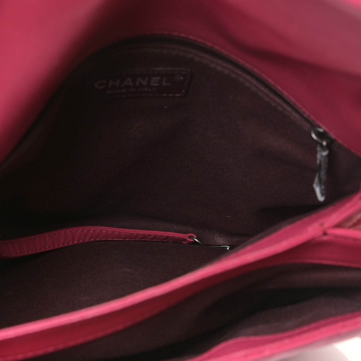 Chanel Lambskin Quilted Large Daily Supple Flap Dark Pink 6 of 27
