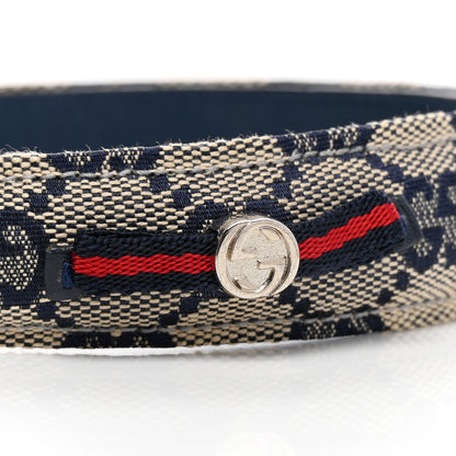 Gucci Monogram Web Interlocking G Headband Blue 4 of 4
