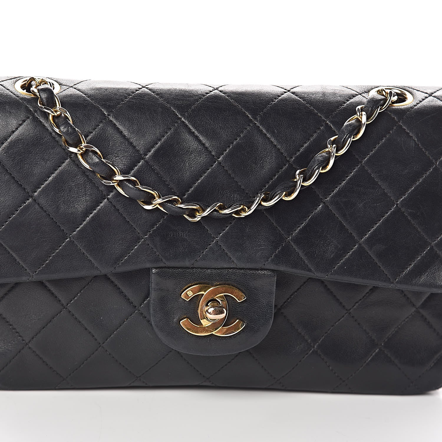 Chanel Lambskin Quilted Small Double Flap Black 16 of 16